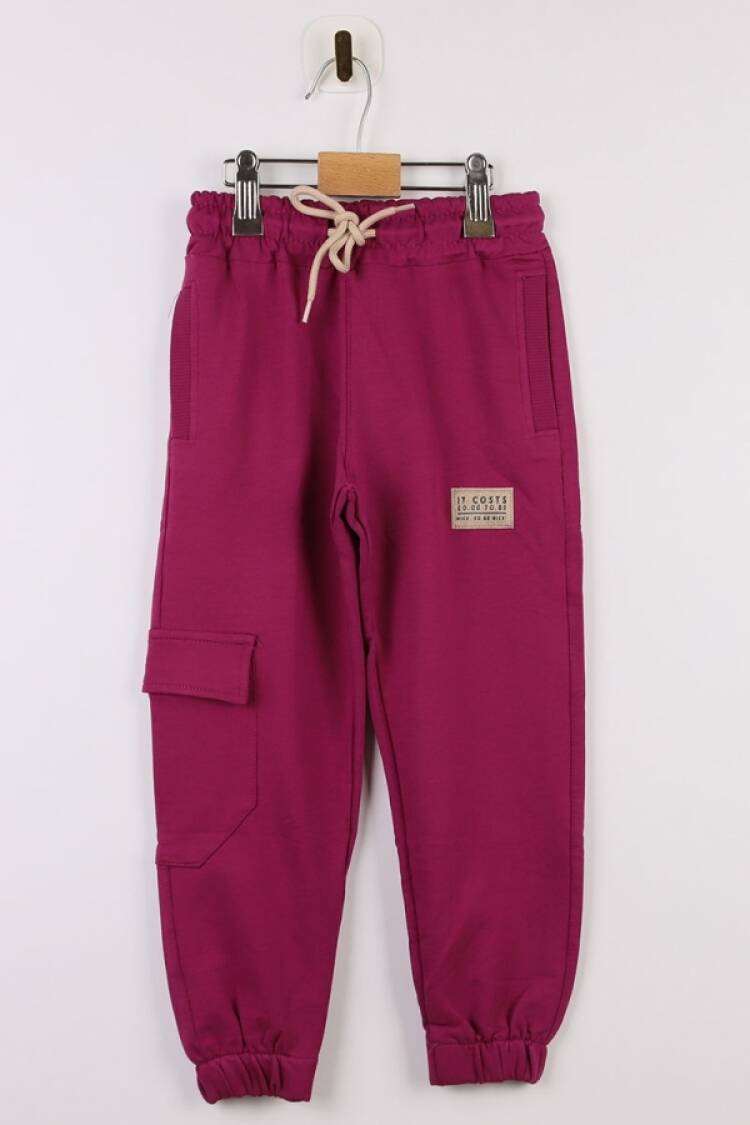 Girls' Suits - B1 - Tek Komando Cepli Kız Tek Alt - Brand: CARİBOU - Women & Kids, Baby Clothes Wholesale - Globality Store