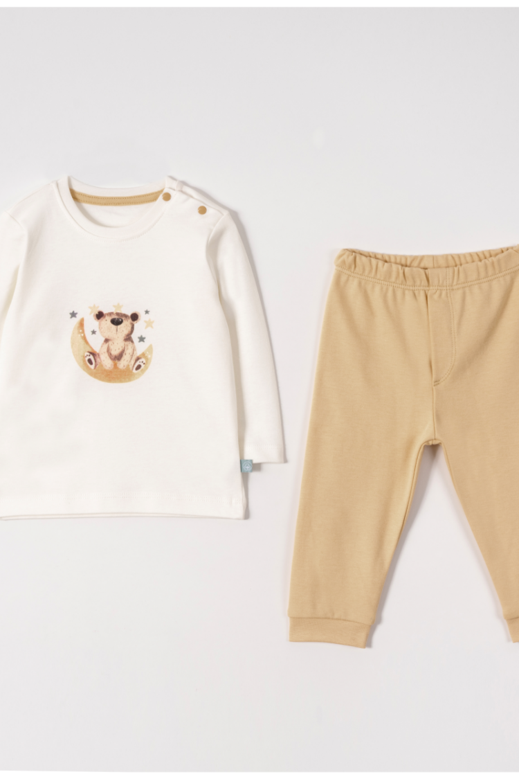 Baby Sets - Toptan Bebek 2'li Badi ve Pantolon Takım 9-24M 2030-6399 - Brand: Pambuliq - Women & Kids, Baby Clothes Wholesale - Globality Store