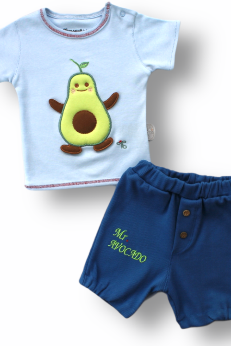 Baby Sets - Toptan Bebek 2'li Tişört ve Şort Takım 3-18M 1074-75508 - Brand: Tomuycuk - Women & Kids, Baby Clothes Wholesale - Globality Store
