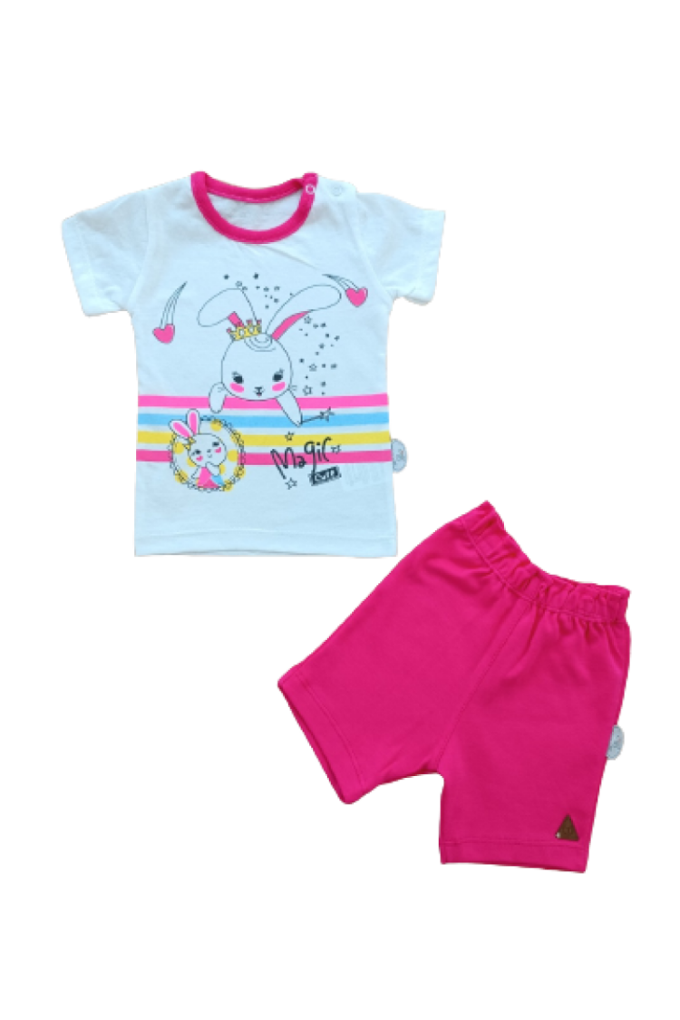 Baby Sets - Toptan Bebek 2'li Tişört ve Şort Takım 6-18M 1074-75573 - Brand: Tomuycuk - Women & Kids, Baby Clothes Wholesale - Globality Store