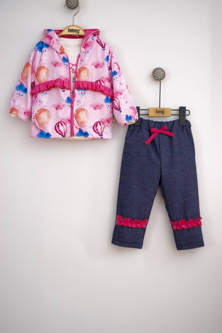 - Toptan Bebek 3'lü Ceket Pantolon ve Uzun Kollu Tişört Takım 6-18M 2010-9021 - Brand: Lummy Baby - Women & Kids, Baby Clothes Wholesale - Globality Store