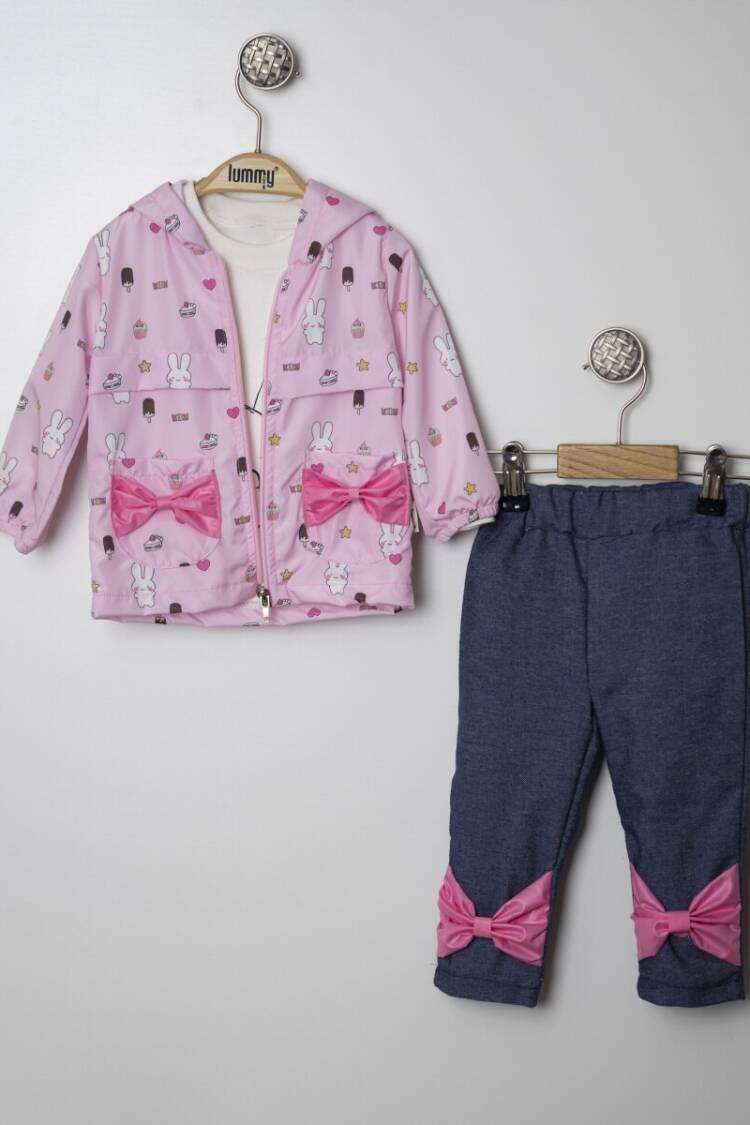 - Toptan Bebek 3'lü Ceket Pantolon ve Uzun Kollu Tişört Takım 6-18M 2010-9073 - Brand: Lummy Baby - Women & Kids, Baby Clothes Wholesale - Globality Store