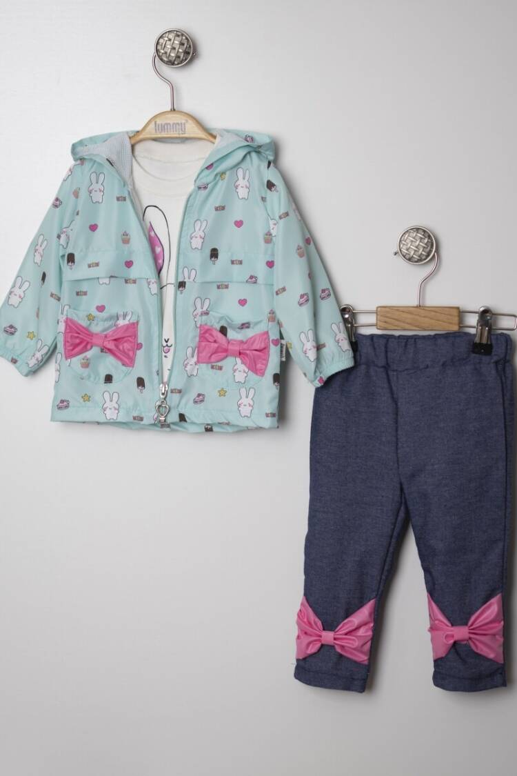 - Toptan Bebek 3'lü Ceket Pantolon ve Uzun Kollu Tişört Takım 6-18M 2010-9073 - Brand: Lummy Baby - Women & Kids, Baby Clothes Wholesale - Globality Store