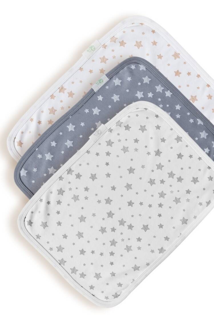 Other Accessories - Toptan Bebek 3'lü Omuz Bezi 30x40cm. %100 Organik Pamuk Baby Cosy 2022-CSY5953-1 - Brand: BabyCosy - Women & Kids, Baby Clothes Wholesale - Globality Store