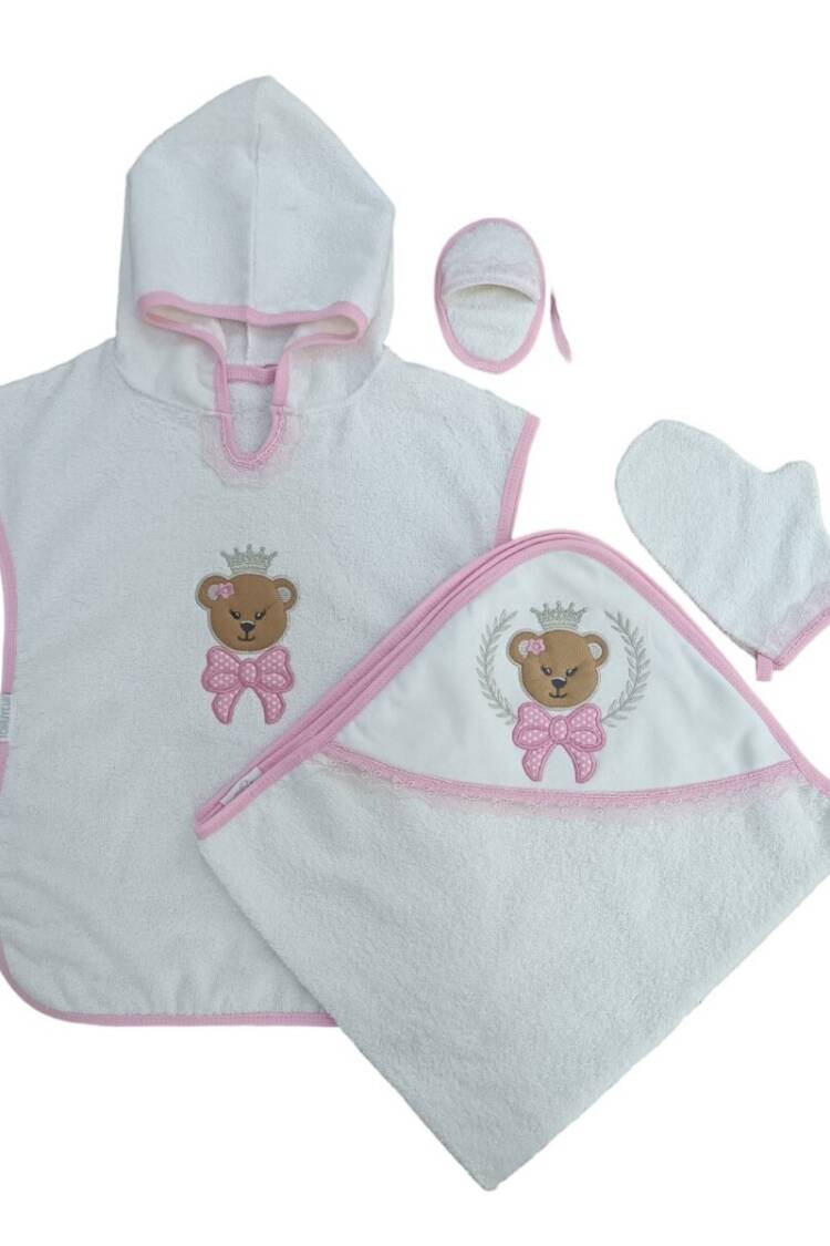 Towel and Bathrobe - Toptan Bebek 5'li Pareo Takımı 0-18M 1074-55087 - Brand: Tomuycuk - Women & Kids, Baby Clothes Wholesale - Globality Store