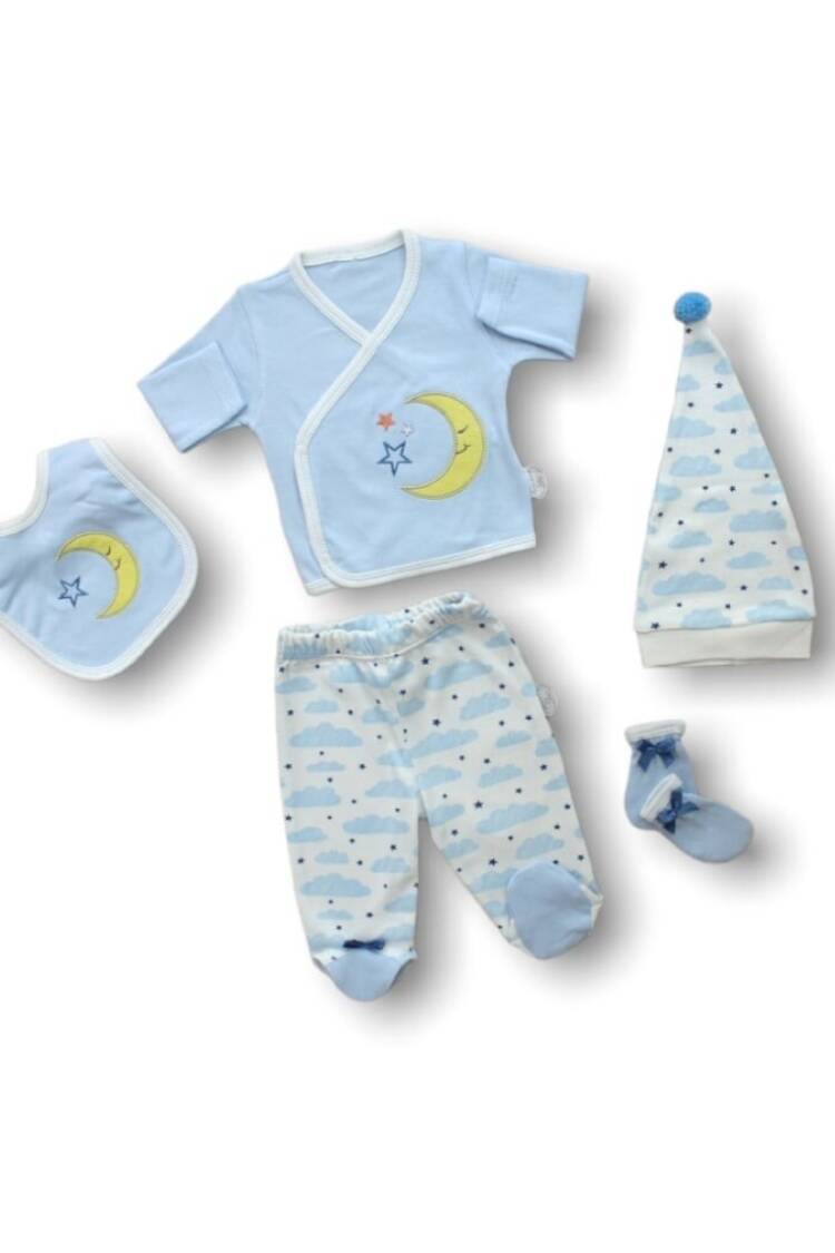 Baby Sets - Toptan Bebek 5'li Yenidoğan Takım 0-3M 1074-15278 - Brand: Tomuycuk - Women & Kids, Baby Clothes Wholesale - Globality Store