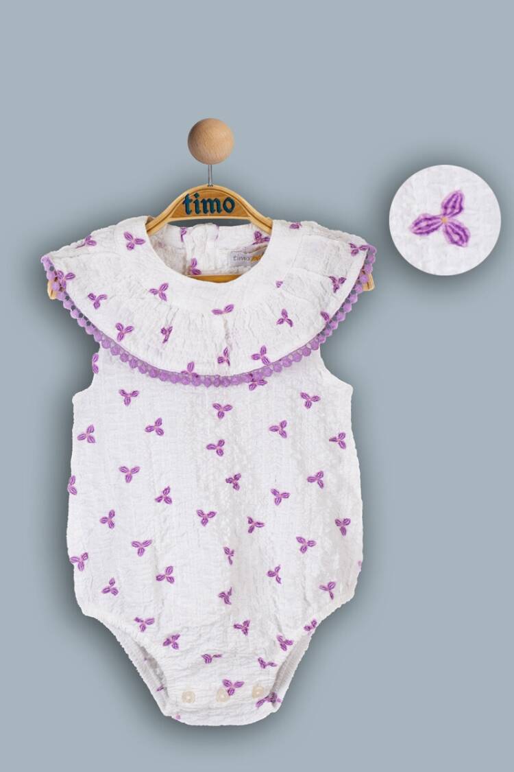 Baby Tops - Toptan Bebek Çiçek Desenli Tulum 6-24M 1018-TK4DÜ042243301 - Brand: Timo - Women & Kids, Baby Clothes Wholesale - Globality Store