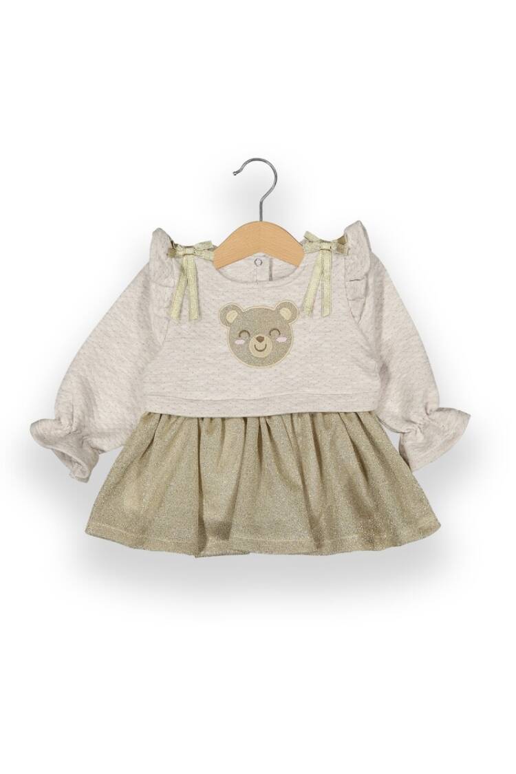 Baby Dress - Toptan Bebek Elbise 0-12M 1006-6123 - Brand: Boncuk Bebe - Women & Kids, Baby Clothes Wholesale - Globality Store