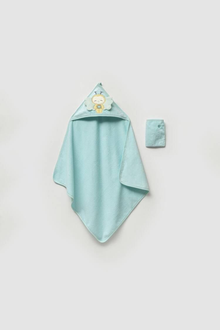 Towel and Bathrobe - Toptan Bebek Havlu 0-24M 1072-357 - Brand: Ramel Kids - Women & Kids, Baby Clothes Wholesale - Globality Store
