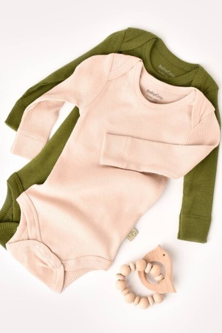 Newborn - Toptan Bebek Modal 2 Li Uzun Kollu Body Baby Cosy 2022-CSYM11312 - Brand: BabyCosy - Women & Kids, Baby Clothes Wholesale - Globality Store
