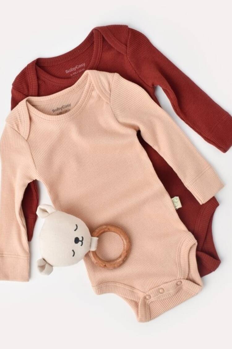 Newborn - Toptan Bebek Modal 2 Li Uzun Kollu Body Baby Cosy 2022-CSYM11313 - Brand: BabyCosy - Women & Kids, Baby Clothes Wholesale - Globality Store