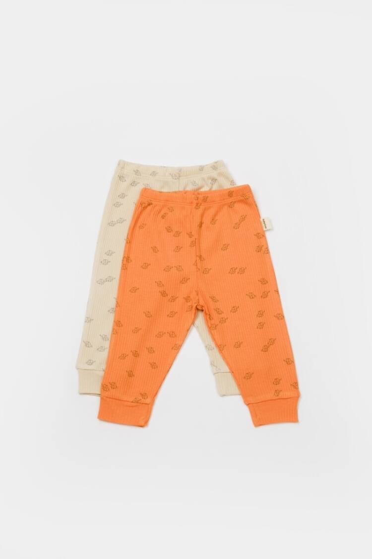 Baby Bottom Clothing - Toptan Bebek Modal 2'li Pantolon Baby Cosy 2022-CSYM11619 - Brand: BabyCosy - Women & Kids, Baby Clothes Wholesale - Globality Store