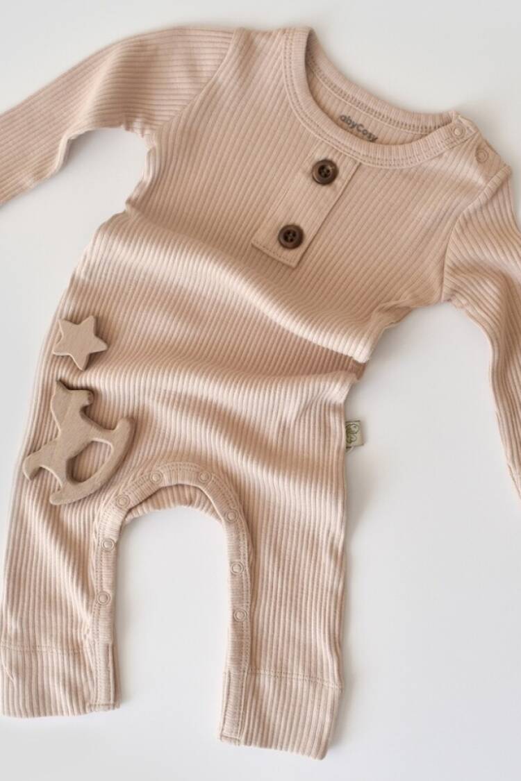 Baby Rompers and Overalls - Toptan Bebek Modal Uzun Kollu Tulum Baby Cosy 2022-CSYM11415 - Brand: BabyCosy - Women & Kids, Baby Clothes Wholesale - Globality Store
