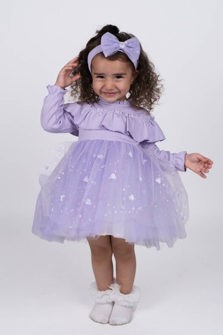 Baby Dress - Toptan Bebek Tüllü Valon Elbise 6-24M Serkon Baby&Kids 1084-M0569 - Brand: Serkon Baby&Kids - Women & Kids, Baby Clothes Wholesale - Globality Store
