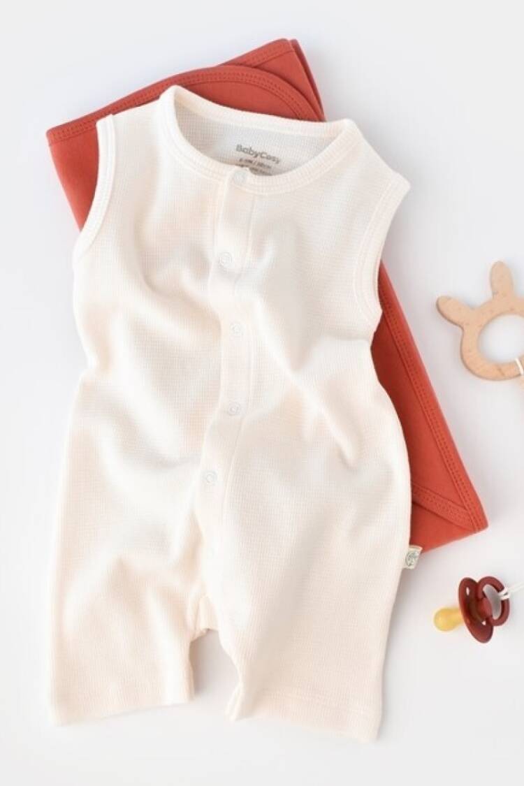 Baby Rompers and Overalls - Toptan Bebek Waffle Askılı Tulum 3-24M Baby Cosy 2022-CSYW1008 - Brand: BabyCosy - Women & Kids, Baby Clothes Wholesale - Globality Store
