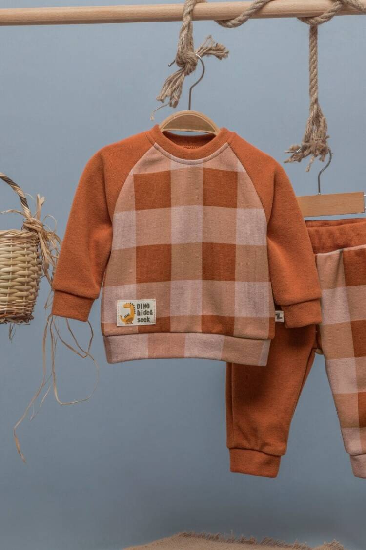 Baby Sets - Toptan Erkek Bebek 2'li Eşofman Takım 6-24M 1097-4684 - Brand: BabyZ - Women & Kids, Baby Clothes Wholesale - Globality Store
