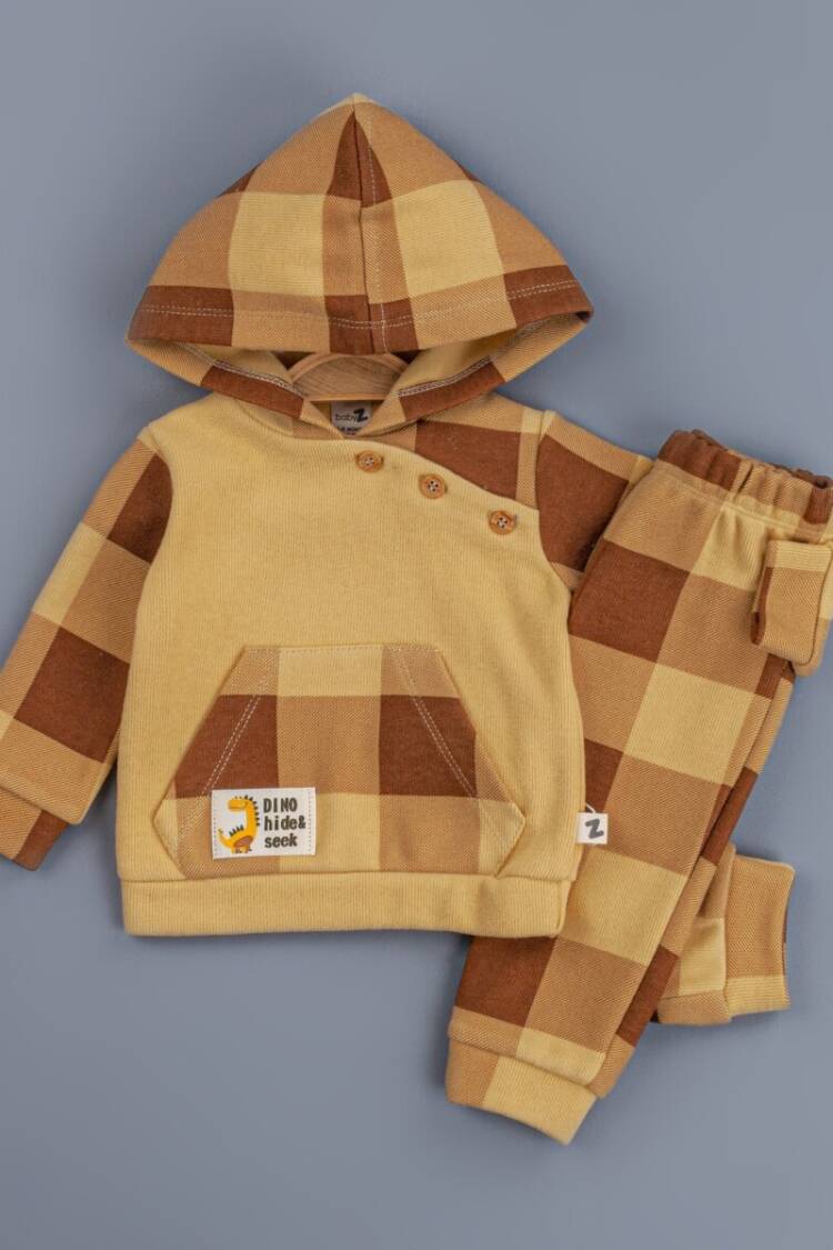 Baby Sets - Toptan Erkek Bebek 2'li Eşofman Takım 6-24M 1097-4750 - Brand: BabyZ - Women & Kids, Baby Clothes Wholesale - Globality Store