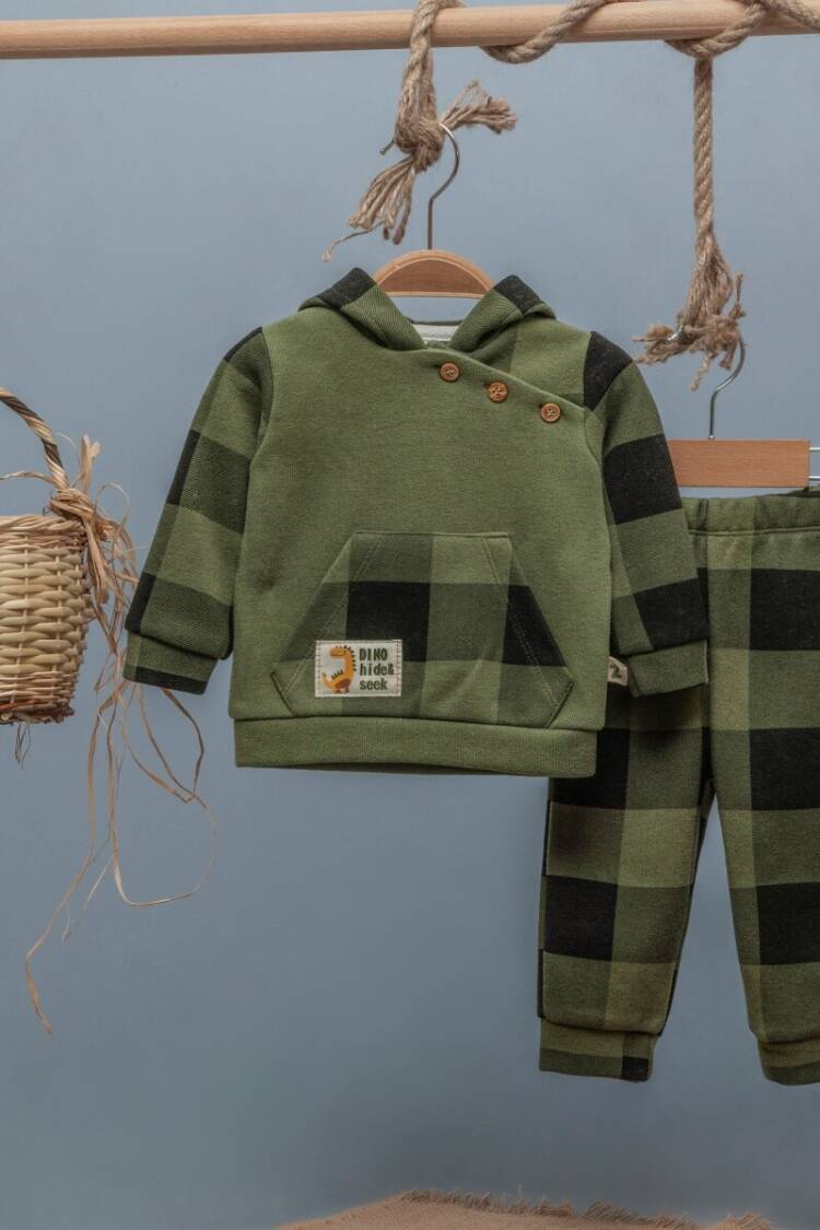 Baby Sets - Toptan Erkek Bebek 2'li Eşofman Takım 6-24M 1097-4750 - Brand: BabyZ - Women & Kids, Baby Clothes Wholesale - Globality Store