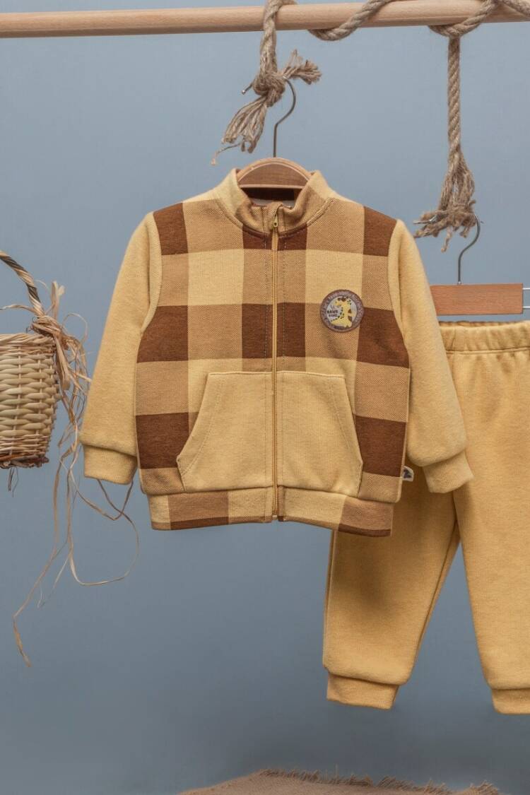 Baby Sets - Toptan Erkek Bebek 2'li Eşofman Takımı 6-24M 1097-4757 - Brand: BabyZ - Women & Kids, Baby Clothes Wholesale - Globality Store
