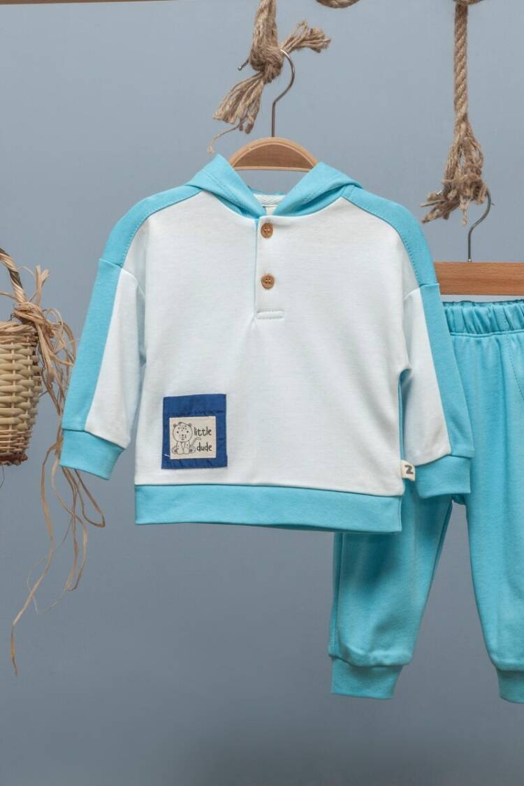 Baby Sets - Toptan Erkek Bebek 2'li Takım 6-24M 1097-4740 - Brand: BabyZ - Women & Kids, Baby Clothes Wholesale - Globality Store