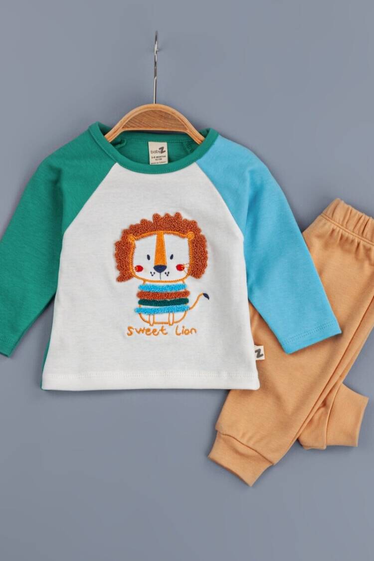 Baby Sets - Toptan Erkek Bebek 2'li Takım 6-24M 1097-4744 - Brand: BabyZ - Women & Kids, Baby Clothes Wholesale - Globality Store