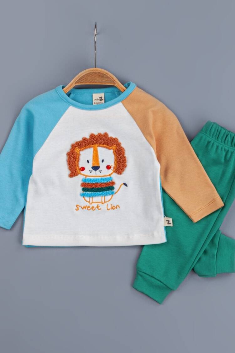 Baby Sets - Toptan Erkek Bebek 2'li Takım 6-24M 1097-4744 - Brand: BabyZ - Women & Kids, Baby Clothes Wholesale - Globality Store