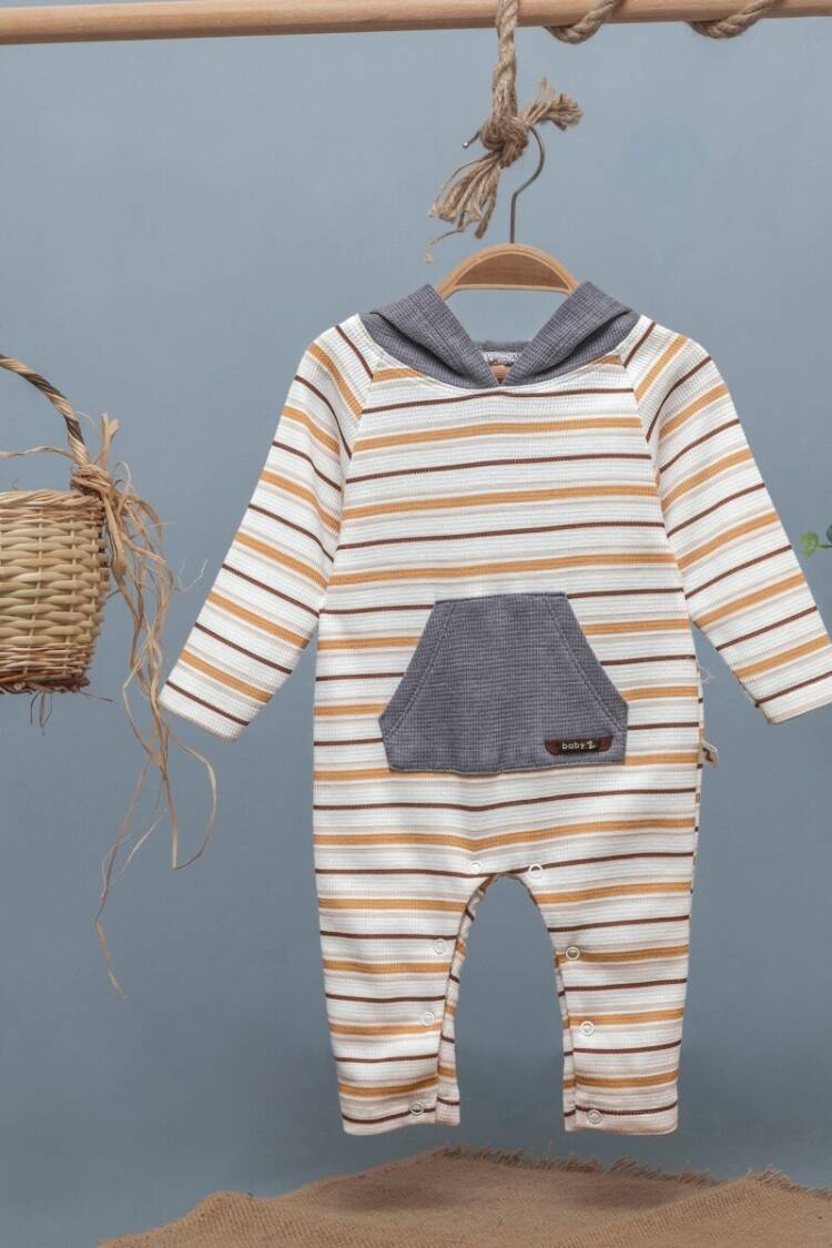 Baby Rompers and Overalls - Toptan Erkek Bebek Tulum 3-12M 1097-4250 - Brand: BabyZ - Women & Kids, Baby Clothes Wholesale - Globality Store