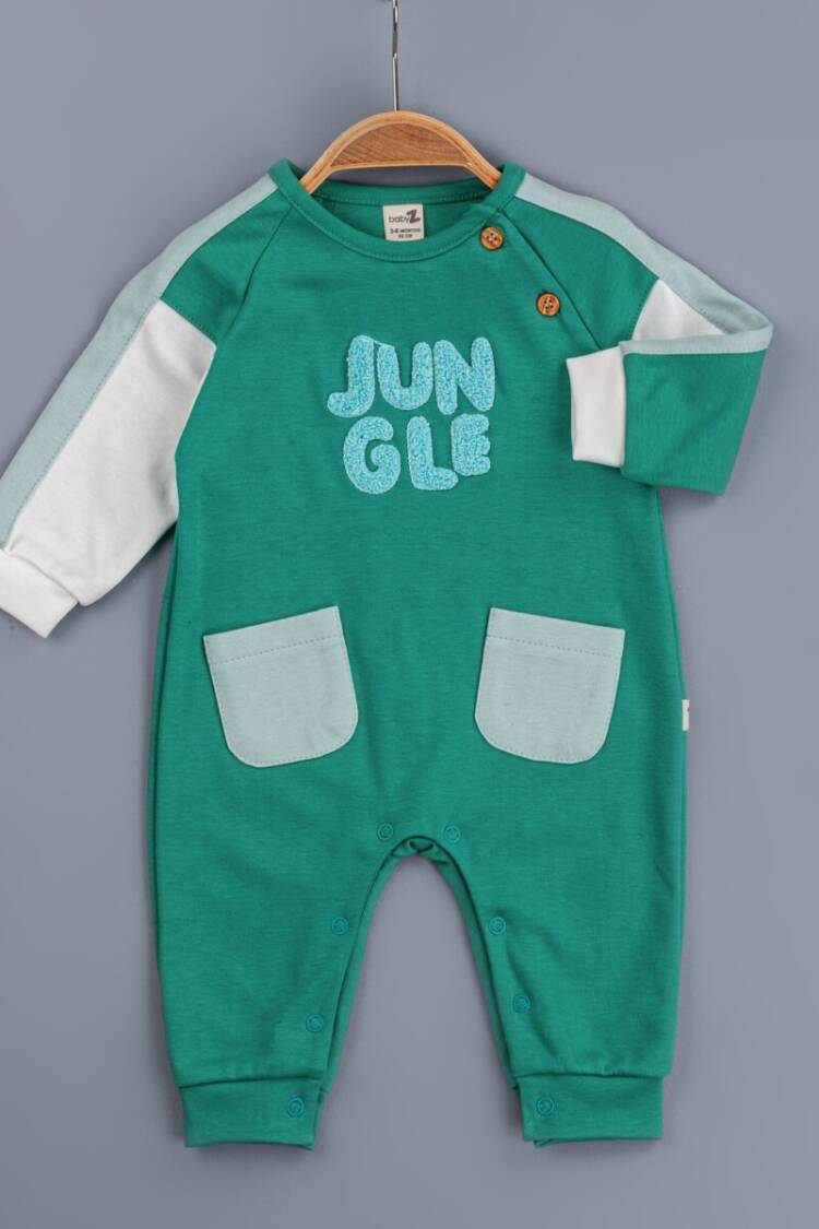 Baby Rompers and Overalls - Toptan Erkek Bebek Tulum 3-12M 1097-4344 - Brand: BabyZ - Women & Kids, Baby Clothes Wholesale - Globality Store
