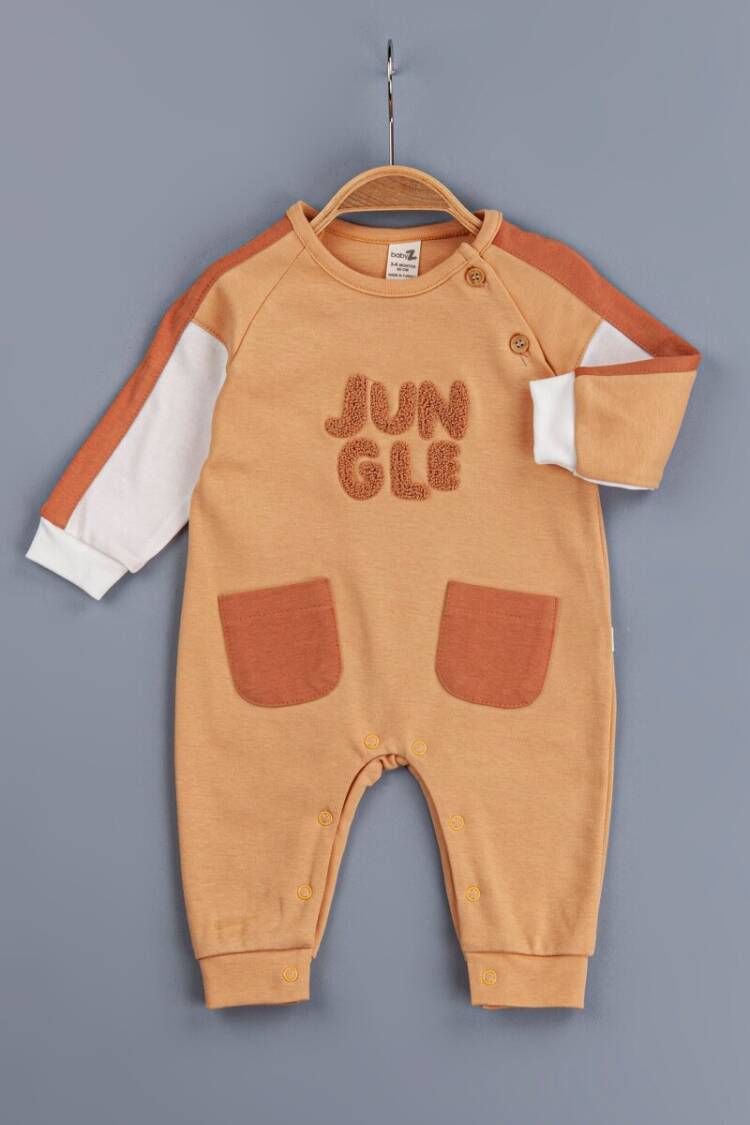 Baby Rompers and Overalls - Toptan Erkek Bebek Tulum 3-12M 1097-4344 - Brand: BabyZ - Women & Kids, Baby Clothes Wholesale - Globality Store