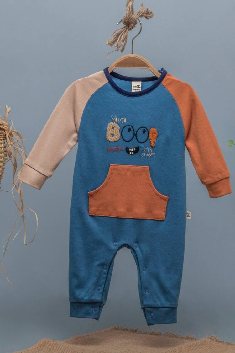Baby Rompers and Overalls - Toptan Erkek Bebek Tulum 3-12M 1097-4345 - Brand: BabyZ - Women & Kids, Baby Clothes Wholesale - Globality Store
