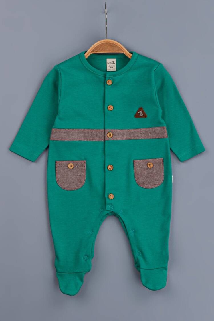 Baby Rompers and Overalls - Toptan Erkek Bebek Tulum 3-12M 1097-4358 - Brand: BabyZ - Women & Kids, Baby Clothes Wholesale - Globality Store