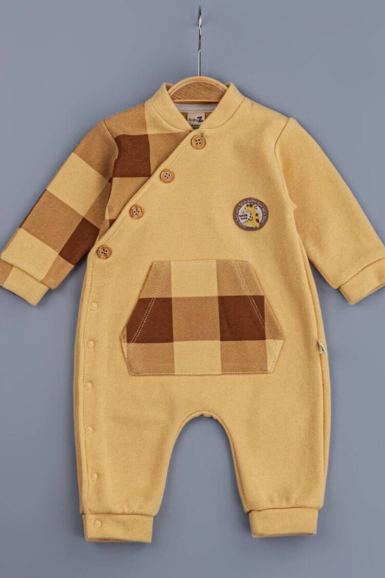 Baby Rompers and Overalls - Toptan Erkek Bebek Tulum 3-12M 1097-4364 - Brand: BabyZ - Women & Kids, Baby Clothes Wholesale - Globality Store