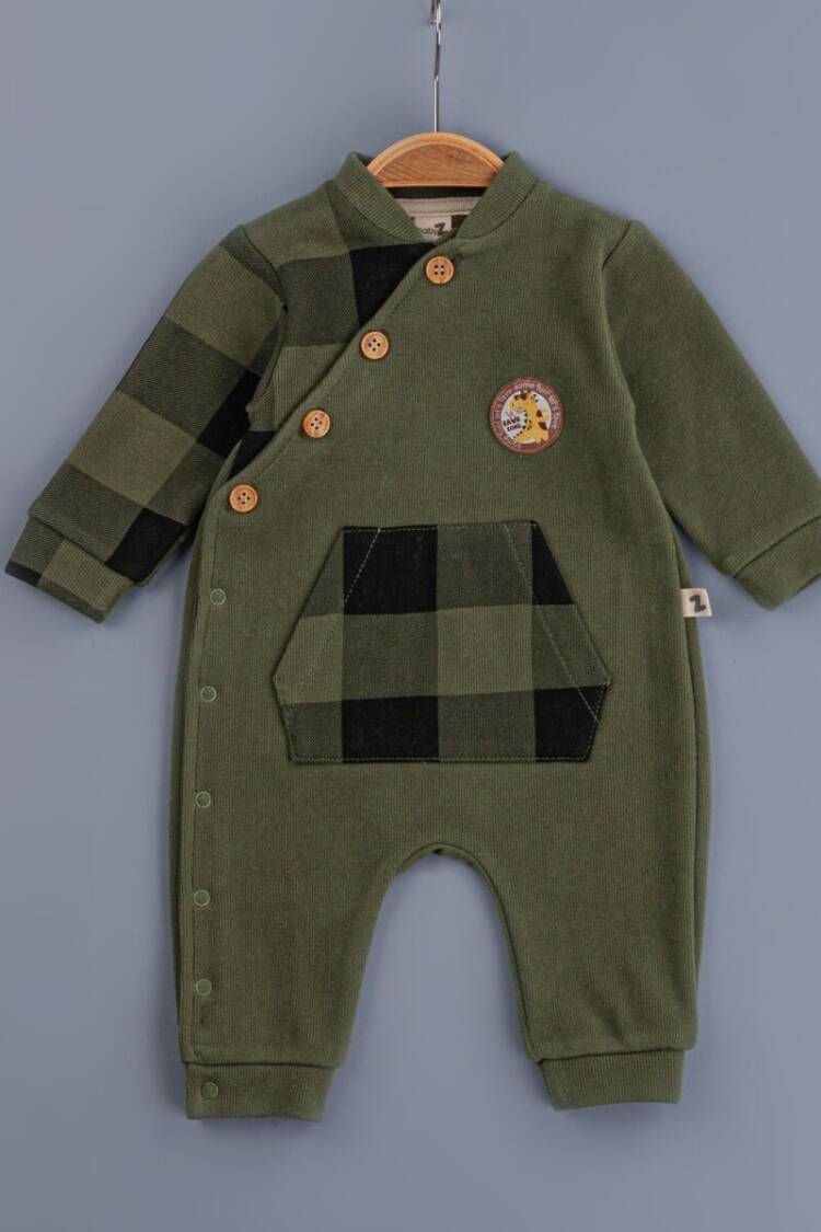 Baby Rompers and Overalls - Toptan Erkek Bebek Tulum 3-12M 1097-4364 - Brand: BabyZ - Women & Kids, Baby Clothes Wholesale - Globality Store