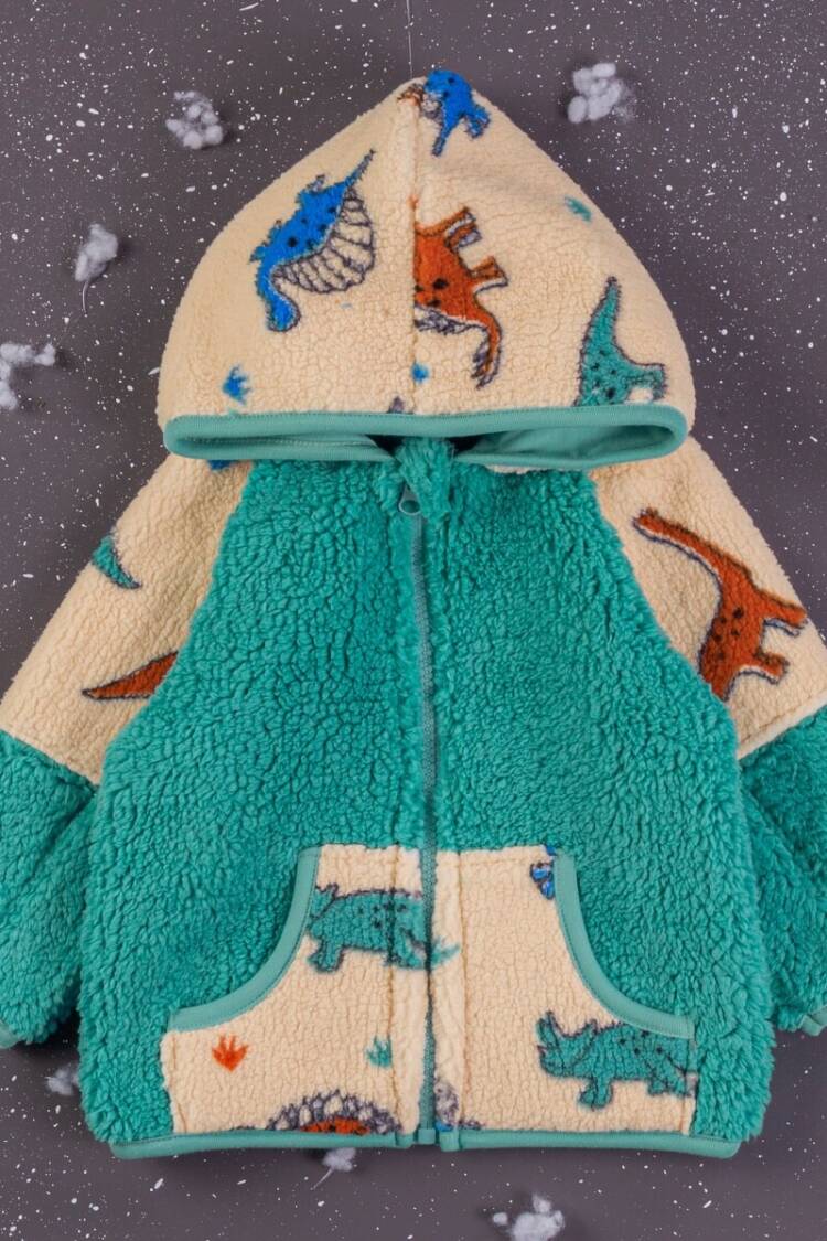 Baby Tops - Toptan Erkek Bebek Welsoft Kapüşonlu Hırka 6-24M 1097-4753 - Brand: BabyZ - Women & Kids, Baby Clothes Wholesale - Globality Store