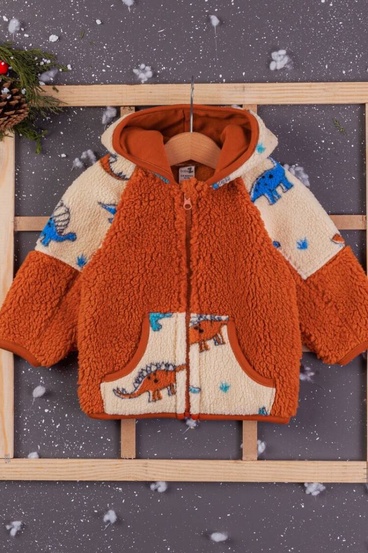 Baby Tops - Toptan Erkek Bebek Welsoft Kapüşonlu Hırka 6-24M 1097-4753 - Brand: BabyZ - Women & Kids, Baby Clothes Wholesale - Globality Store