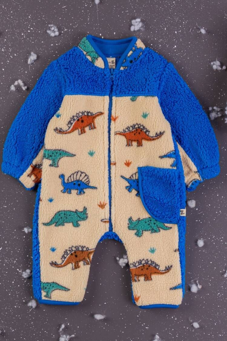 Baby Rompers and Overalls - Toptan Erkek Bebek Welsoft Tulum 3-12M 1097-4369 - Brand: BabyZ - Women & Kids, Baby Clothes Wholesale - Globality Store