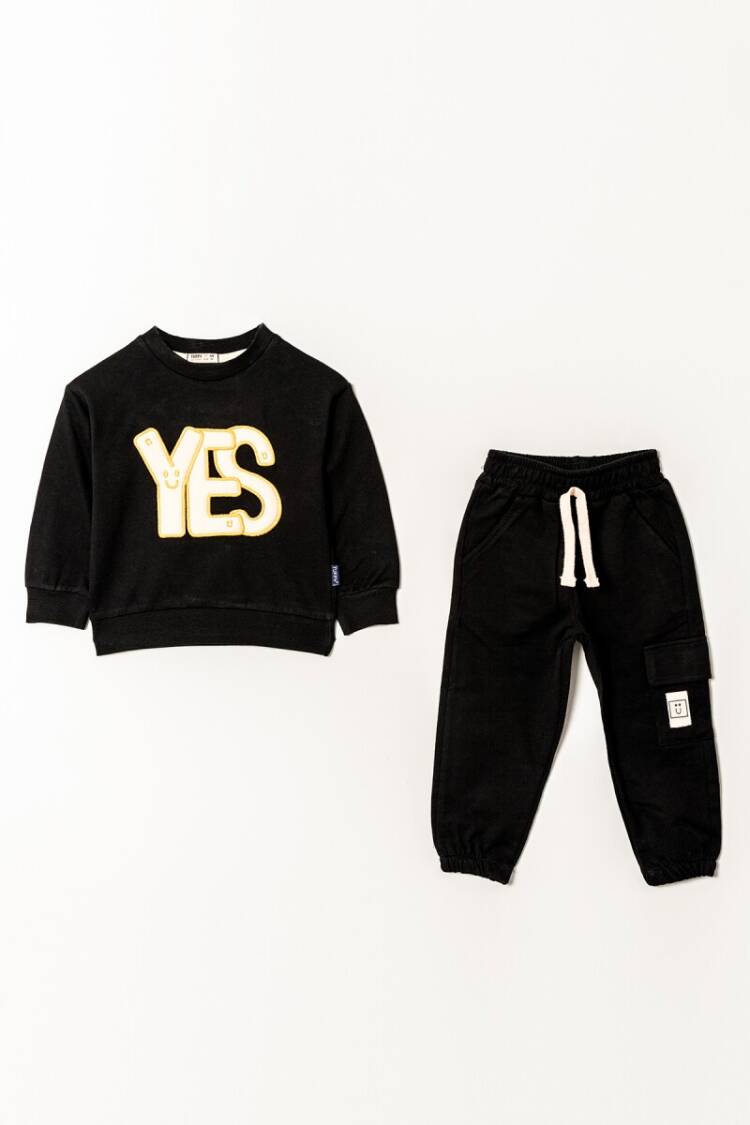 Boys' Sets - Toptan Erkek Çocuk 2'li Eşofman Takım 2-5Y 1099-0852 - Brand: Tuffy - Women & Kids, Baby Clothes Wholesale - Globality Store