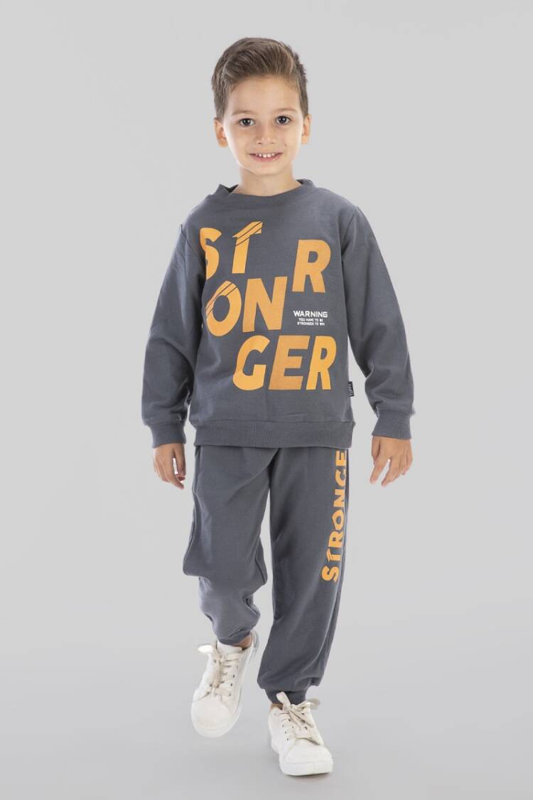 Boys' Sets - Toptan Erkek Çocuk 2'li Eşofman Takım 2-5Y 1099-0855 - Brand: Tuffy - Women & Kids, Baby Clothes Wholesale - Globality Store