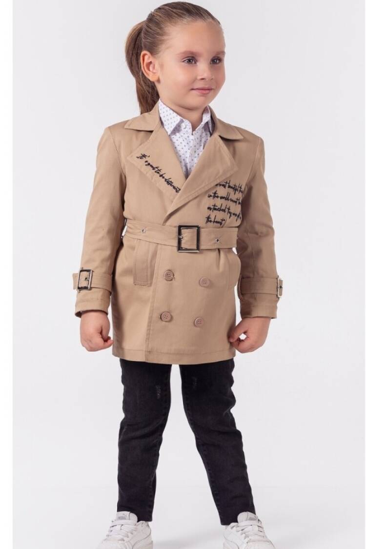 Boys' Sets - Toptan Erkek Çocuk 3'lü Trençkot Gömlek ve Pantolon Takım 1-4Y 1015-9920 - Brand: Lemon - Women & Kids, Baby Clothes Wholesale - Globality Store
