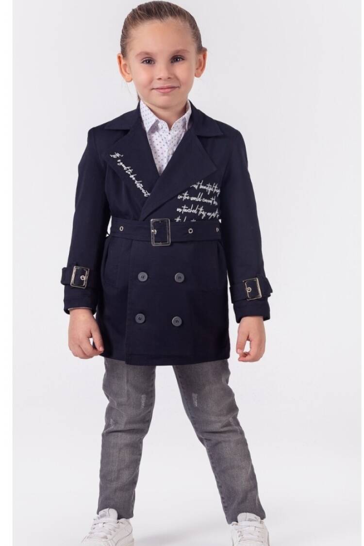 Boys' Sets - Toptan Erkek Çocuk 3'lü Trençkot Gömlek ve Pantolon Takım 1-4Y 1015-9920 - Brand: Lemon - Women & Kids, Baby Clothes Wholesale - Globality Store