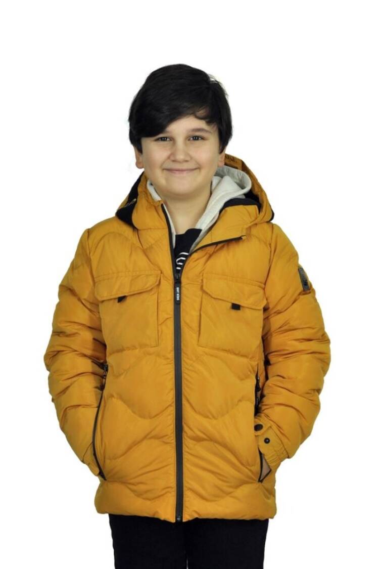 Boys' Outerwear - Toptan Erkek Çocuk Mont 6-14Y 2007-51230 - Brand: Benitto Kids - Women & Kids, Baby Clothes Wholesale - Globality Store