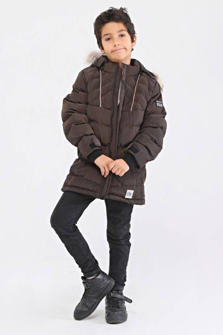 Boys' Outerwear - Toptan Erkek Çocuk Mont 6-14Y 2007-51237 - Brand: Benitto Kids - Women & Kids, Baby Clothes Wholesale - Globality Store
