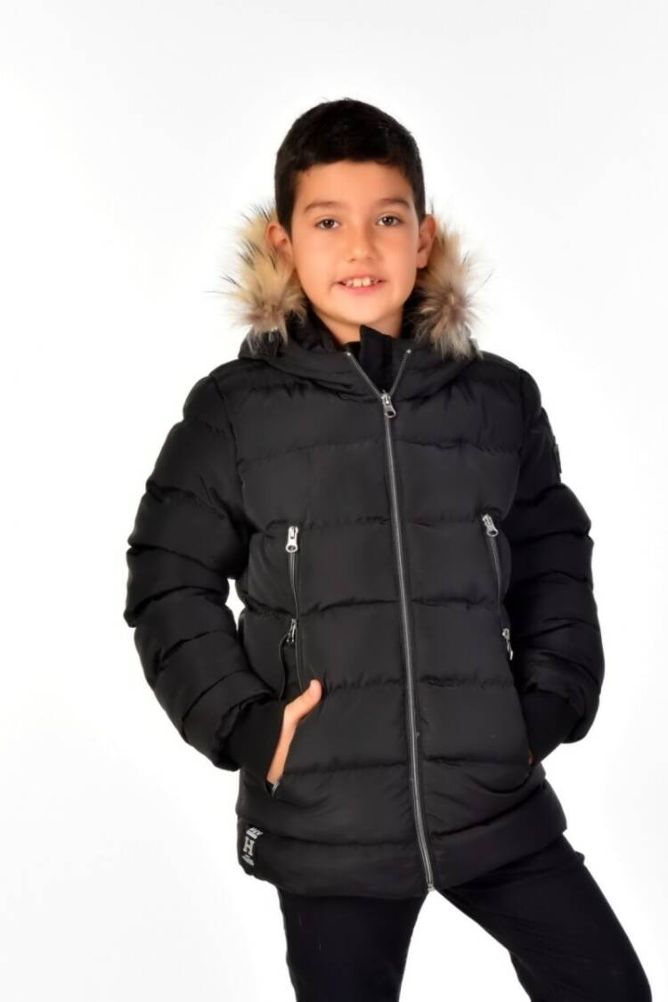 Boys' Outerwear - Toptan Erkek Çocuk Mont 6-14Y 2007-51248 - Brand: Benitto Kids - Women & Kids, Baby Clothes Wholesale - Globality Store