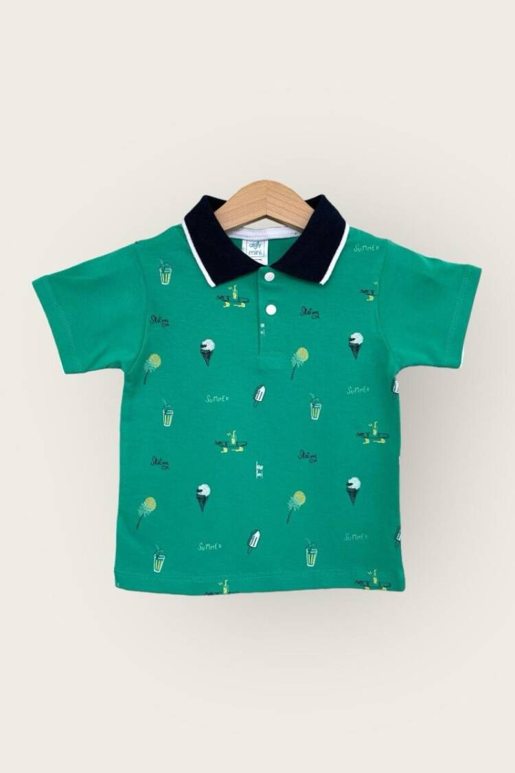 Baby Tops - Toptan Erkek Çocuk Tişört 1-4Y 2047-3560 - Brand: Algiy Mini - Women & Kids, Baby Clothes Wholesale - Globality Store