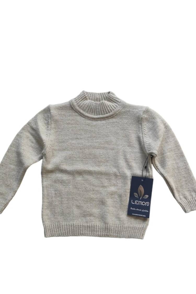 Boys' Outerwear - Toptan Erkek Çocuk Triko Kazak 8-12Y 1015-T002 - Brand: Lemon - Women & Kids, Baby Clothes Wholesale - Globality Store