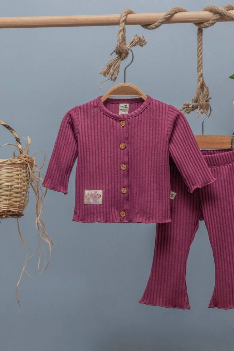 Baby Sets - Toptan Kız Bebek 2'li Takım 6-24M 1097-5747 - Brand: BabyZ - Women & Kids, Baby Clothes Wholesale - Globality Store