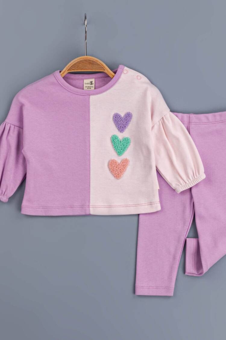 Baby Sets - Toptan Kız Bebek 2'li Takım 6-24M 1097-5755 - Brand: BabyZ - Women & Kids, Baby Clothes Wholesale - Globality Store