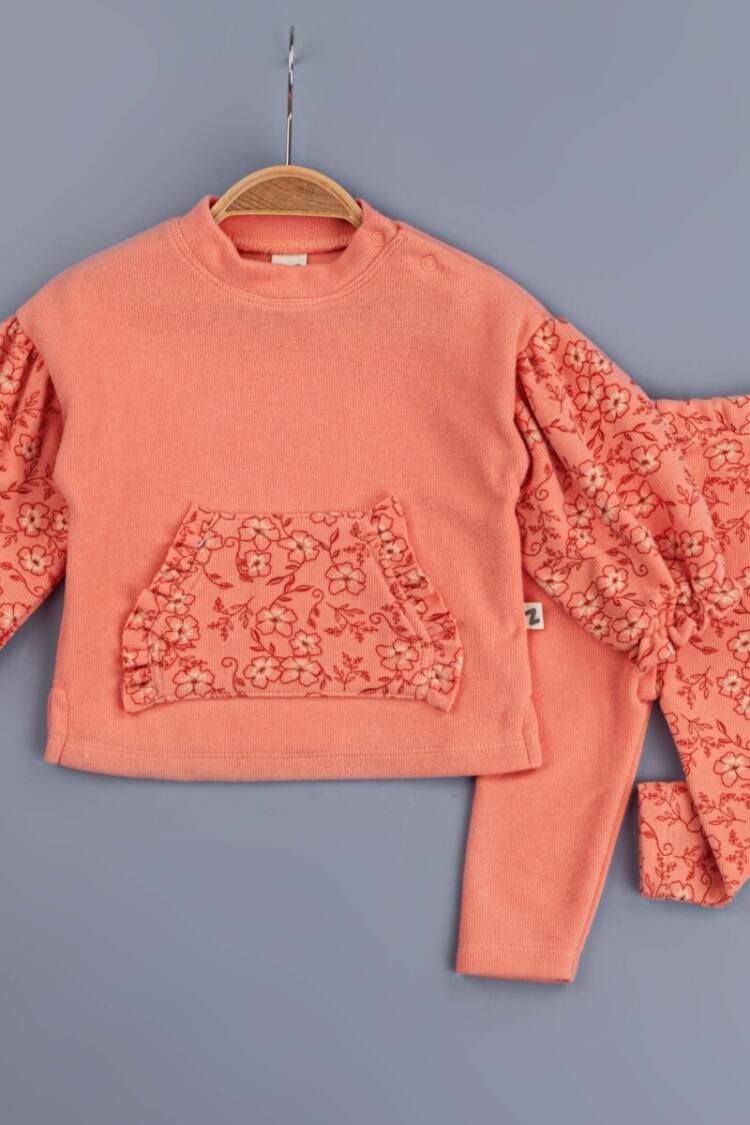 Baby Sets - Toptan Kız Bebek 2'li Takım 6-24M 1097-5767 - Brand: BabyZ - Women & Kids, Baby Clothes Wholesale - Globality Store