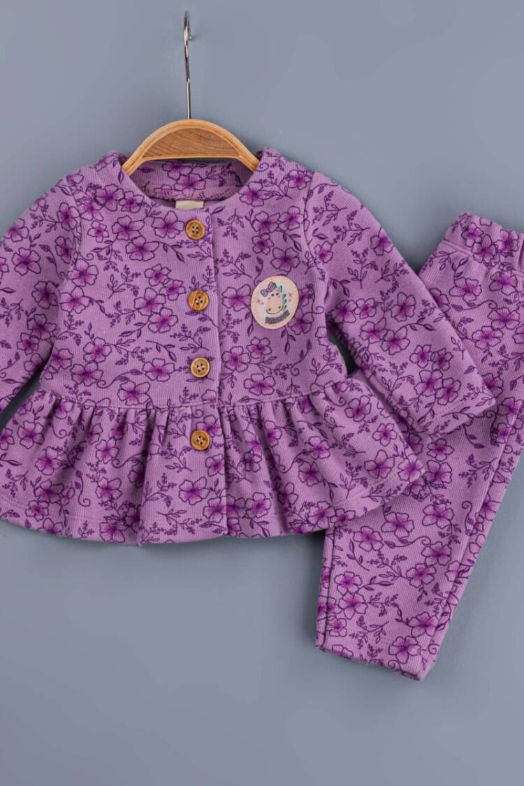 Baby Sets - Toptan Kız Bebek 2'li Takımı 6-24M 1097-5770 - Brand: BabyZ - Women & Kids, Baby Clothes Wholesale - Globality Store