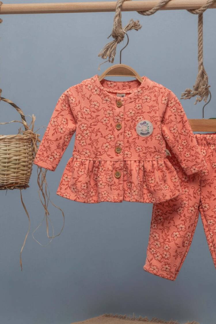 Baby Sets - Toptan Kız Bebek 2'li Takımı 6-24M 1097-5770 - Brand: BabyZ - Women & Kids, Baby Clothes Wholesale - Globality Store